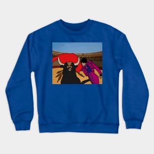 Arena Bullfight Torero Bull Crewneck Sweatshirt